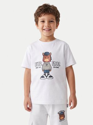 BEVERLY HILLS POLO CLUB - T-shirt chłopięce letni ze sklepu: MODIVO w kategorii: T-shirty chłopięce - zdjęcie WP-EBWP-BKLVO-LN0_2230100363899