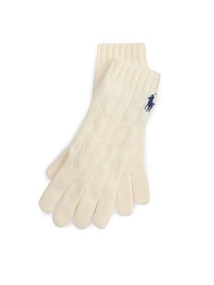 Rękawiczki Polo Ralph Lauren ze sklepu: MODIVO w kategorii: Rękawiczki damskie - zdjęcie WP-EBWP-BKLVO-LN0_3616853508456