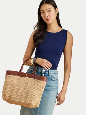 Torba letnia wakacyjna LAUREN RALPH LAUREN ze sklepu: MODIVO w kategorii: Torby letnie - zdjęcie WP-EBWP-BKLVO-LN0_3616854117046