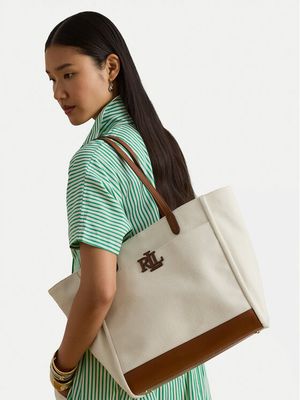 Shopper bag wakacyjna LAUREN RALPH LAUREN ze sklepu: MODIVO w kategorii: Torby Shopper bag - zdjęcie WP-EBWP-BKLVO-LN0_3616857398725