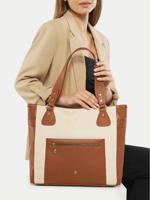 Shopper bag elegancka BEVERLY HILLS POLO CLUB ze sklepu: MODIVO w kategorii: Torby Shopper bag - zdjęcie WP-EBWP-BKLVO-LN0_5903419784064