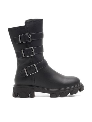 Buty zimowe dziecięce na zimę DeeZee ze sklepu: MODIVO w kategorii: Buty zimowe dziecięce - zdjęcie WP-EBWP-BKLVO-LN0_5905588168867