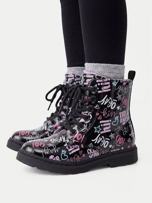 Buty zimowe dziecięce zimowe DeeZee ze sklepu: MODIVO w kategorii: Buty zimowe dziecięce - zdjęcie WP-EBWP-BKLVO-LN0_5906751311004