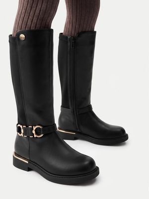 Buty zimowe dziecięce na zimę DeeZee ze sklepu: MODIVO w kategorii: Buty zimowe dziecięce - zdjęcie WP-EBWP-BKLVO-LN0_5906751345115