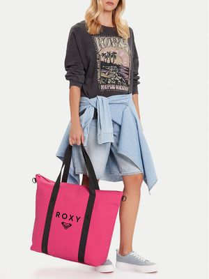 Shopper bag wakacyjna ROXY ze sklepu: MODIVO w kategorii: Torby Shopper bag - zdjęcie WP-EBWP-BKLVO-LN0_5906751367582