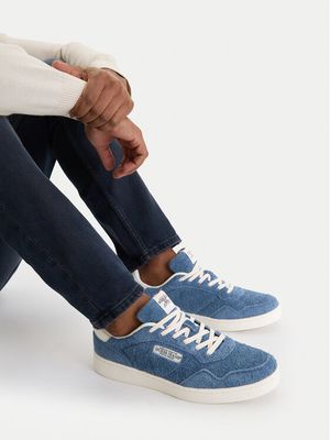 Buty sportowe męskie wiosenne Guess Jeans ze sklepu: MODIVO w kategorii: Buty sportowe męskie - zdjęcie WP-EBWP-BKLVO-LN0_5906751657263