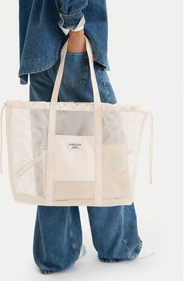Guess Jeans - Shopper bag wakacyjna ze sklepu: MODIVO w kategorii: Torby Shopper bag - zdjęcie WP-EBWP-BKLVO-LN0_5906751751718