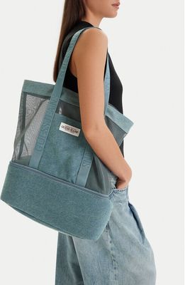 Shopper bag wakacyjna Guess Jeans ze sklepu: MODIVO w kategorii: Torby Shopper bag - zdjęcie WP-EBWP-BKLVO-LN0_5906751751787