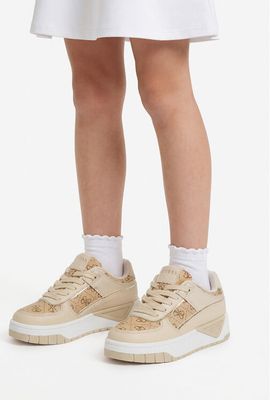 Guess - Buty sportowe dziecięce wiosenne ze sklepu: MODIVO w kategorii: Buty sportowe dziecięce - zdjęcie WP-EBWP-BKLVO-LN0_5906751806791