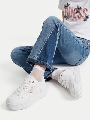 Buty sportowe dziecięce wiosenne Guess ze sklepu: MODIVO w kategorii: Buty sportowe dziecięce - zdjęcie WP-EBWP-BKLVO-LN0_5906751847091