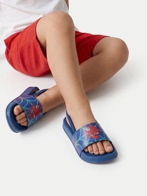 Klapki dziecięce na lato Spidey ze sklepu: MODIVO w kategorii: Klapki dziecięce - zdjęcie WP-EBWP-BKLVO-LN0_5906751884843