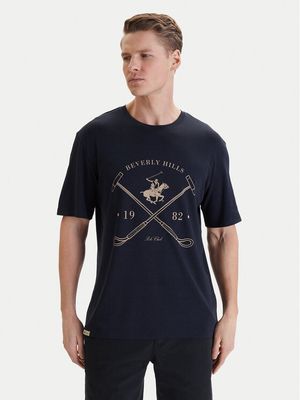 T-shirt męski w stylu młodzieżowym na wiosnę BEVERLY HILLS POLO CLUB ze sklepu: MODIVO w kategorii: T-shirty męskie - zdjęcie WP-EBWP-BKLVO-LN0_5906751911648