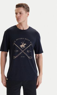 T-shirt męski w stylu młodzieżowym na wiosnę BEVERLY HILLS POLO CLUB ze sklepu: MODIVO w kategorii: T-shirty męskie - zdjęcie WP-EBWP-BKLVO-LN0_5906751911648