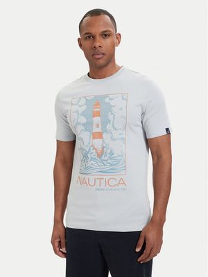 T-shirt męski na wiosnę Nautica ze sklepu: MODIVO w kategorii: T-shirty męskie - zdjęcie WP-EBWP-BKLVO-LN0_5906751915431