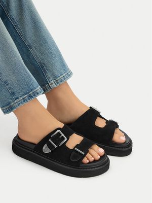U.S Polo Assn. - Klapki damskie na lato ze sklepu: MODIVO w kategorii: Klapki damskie - zdjęcie WP-EBWP-BKLVO-LN0_5906751980743