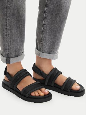 Sandały damskie na lato Guess Jeans ze sklepu: MODIVO w kategorii: Sandały damskie - zdjęcie WP-EBWP-BKLVO-LN0_5907964035183