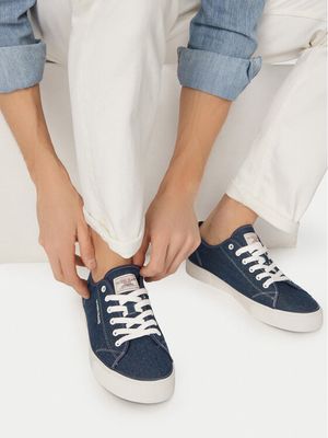 Trampki męskie wiosenne Guess Jeans ze sklepu: MODIVO w kategorii: Trampki męskie - zdjęcie WP-EBWP-BKLVO-LN0_5907964050360