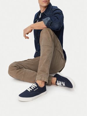Trampki męskie na wiosnę jesienne Guess Jeans ze sklepu: MODIVO w kategorii: Trampki męskie - zdjęcie WP-EBWP-BKLVO-LN0_5907964050612