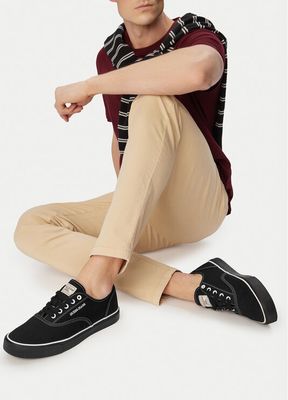 Guess Jeans - Trampki męskie na jesień ze sklepu: MODIVO w kategorii: Trampki męskie - zdjęcie WP-EBWP-BKLVO-LN0_5907964050629