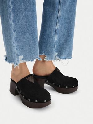Klapki damskie na lato Guess Jeans ze sklepu: MODIVO w kategorii: Klapki damskie - zdjęcie WP-EBWP-BKLVO-LN0_5907964055723