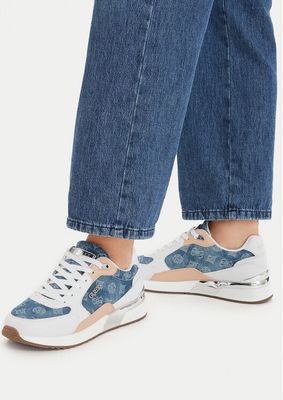 Buty sportowe damskie na wiosnę Guess ze sklepu: MODIVO w kategorii: Buty sportowe damskie - zdjęcie WP-EBWP-BKLVO-LN0_5907964065722
