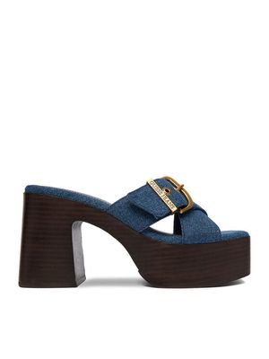 Klapki damskie na lato Guess Jeans ze sklepu: MODIVO w kategorii: Klapki damskie - zdjęcie WP-EBWP-BKLVO-LN0_5907964071631