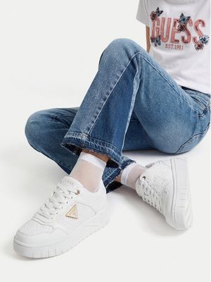 Buty sportowe dziecięce na wiosnę Guess ze sklepu: MODIVO w kategorii: Buty sportowe dziecięce - zdjęcie WP-EBWP-BKLVO-LN0_5907964306825