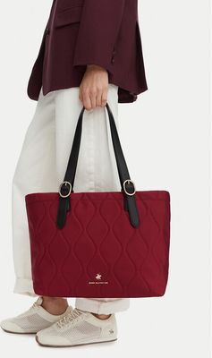 Shopper bag wakacyjna BEVERLY HILLS POLO CLUB ze sklepu: MODIVO w kategorii: Torby Shopper bag - zdjęcie WP-EBWP-BKLVO-LN0_5907964361343