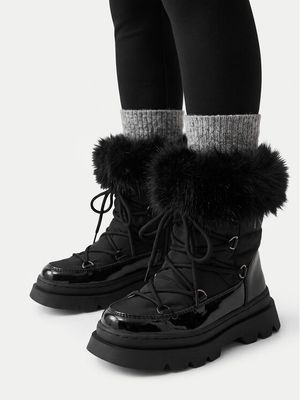 DeeZee - Buty zimowe dziecięce na zimę ze sklepu: MODIVO w kategorii: Buty zimowe dziecięce - zdjęcie WP-EBWP-BKLVO-LN0_5907964482192