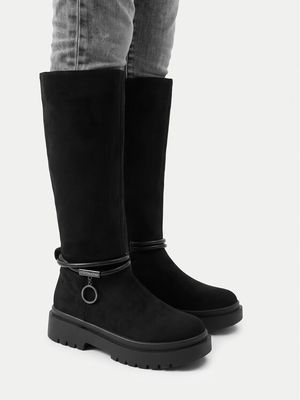 DeeZee - Buty zimowe dziecięce zimowe ze sklepu: MODIVO w kategorii: Buty zimowe dziecięce - zdjęcie WP-EBWP-BKLVO-LN0_5907964510680