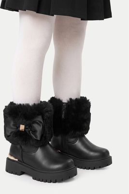Buty zimowe dziecięce na zimę Guess Kids ze sklepu: MODIVO w kategorii: Buty zimowe dziecięce