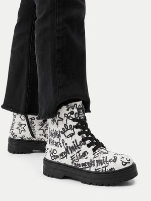 Buty zimowe dziecięce na zimę DeeZee ze sklepu: MODIVO w kategorii: Buty zimowe dziecięce - zdjęcie WP-EBWP-BKLVO-LN0_5907964535461