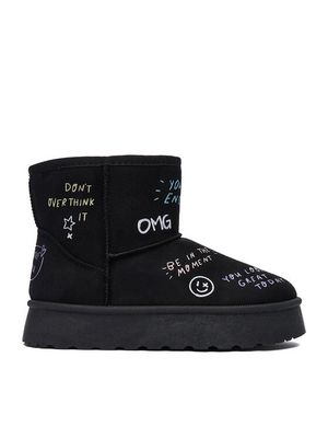 Buty zimowe dziecięce na zimę DeeZee ze sklepu: MODIVO w kategorii: Buty zimowe dziecięce - zdjęcie WP-EBWP-BKLVO-LN0_5907964535836