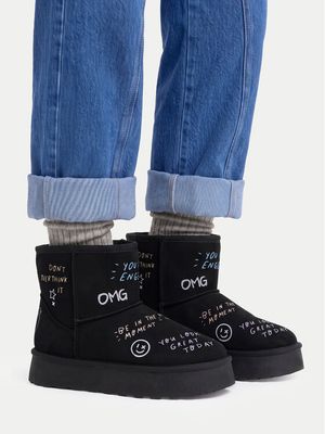 Buty zimowe dziecięce na zimę DeeZee ze sklepu: MODIVO w kategorii: Buty zimowe dziecięce - zdjęcie WP-EBWP-BKLVO-LN0_5907964535836