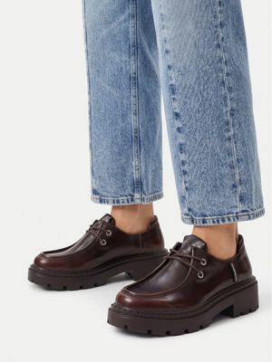 Półbuty damskie jesienne Guess Jeans ze sklepu: MODIVO w kategorii: Półbuty damskie - zdjęcie WP-EBWP-BKLVO-LN0_5907964550075