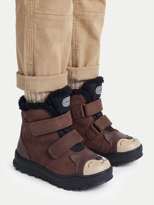 Buty zimowe dziecięce na rzepy Lasocki Kids ze sklepu: MODIVO w kategorii: Buty zimowe dziecięce
