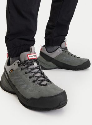 szary Buty trekkingowe męskie na zimę Hunter ze sklepu: MODIVO w kategorii: Buty trekkingowe męskie