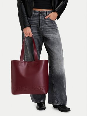 Shopper bag elegancka Guess Jeans ze sklepu: MODIVO w kategorii: Torby Shopper bag - zdjęcie WP-EBWP-BKLVO-LN0_5907964616610
