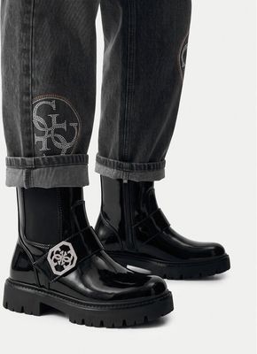 Buty zimowe dziecięce na zimę Guess ze sklepu: MODIVO w kategorii: Buty zimowe dziecięce - zdjęcie WP-EBWP-BKLVO-LN0_5907964628002