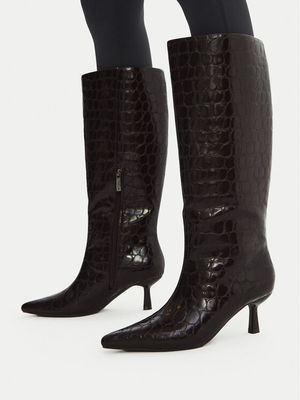 Kozaki damskie zimowe DeeZee ze sklepu: MODIVO w kategorii: Kozaki damskie