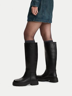 Kozaki damskie na zimę Guess Jeans ze sklepu: MODIVO w kategorii: Kozaki damskie