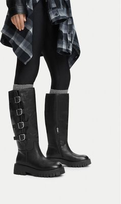 Kozaki damskie na zimę Guess Jeans ze sklepu: MODIVO w kategorii: Kozaki damskie