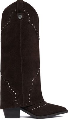 Kozaki damskie na zimę Guess Jeans ze sklepu: MODIVO w kategorii: Kozaki damskie