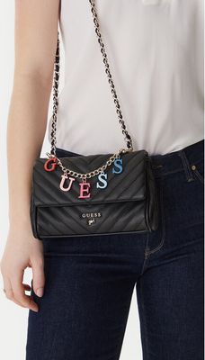 Listonoszka elegancka Guess ze sklepu: MODIVO w kategorii: Listonoszki - zdjęcie WP-EBWP-BKLVO-LN0_7618391422047