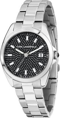 Zegarek elegancki Karl Lagerfeld ze sklepu: MODIVO w kategorii: Zegarki - zdjęcie WP-EBWP-BKLVO-LN0_8056783209132