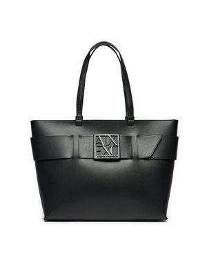 Shopper bag elegancka Armani Exchange ze sklepu: MODIVO w kategorii: Torby Shopper bag - zdjęcie WP-EBWP-BKLVO-LN0_8057970861218
