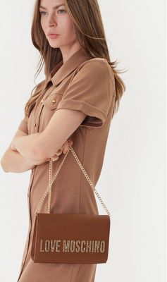 Kopertówka elegancka Love Moschino ze sklepu: MODIVO w kategorii: Kopertówki - zdjęcie WP-EBWP-BKLVO-LN0_8059987916066