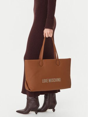 Love Moschino - Shopper bag elegancka ze sklepu: MODIVO w kategorii: Torby Shopper bag - zdjęcie WP-EBWP-BKLVO-LN0_8059987951746
