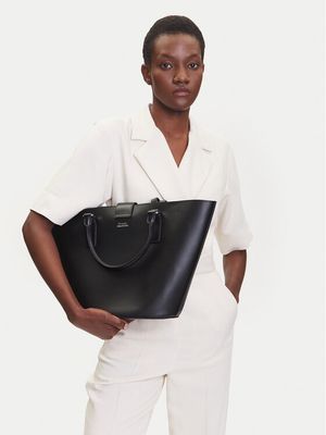 Shopper bag elegancka Tommy Hilfiger ze sklepu: MODIVO w kategorii: Torby Shopper bag - zdjęcie WP-EBWP-BKLVO-LN0_8720638741756