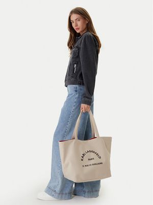 Shopper bag wakacyjna Karl Lagerfeld ze sklepu: MODIVO w kategorii: Torby Shopper bag - zdjęcie WP-EBWP-BKLVO-LN0_8721066233516